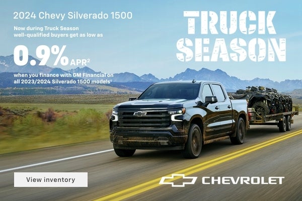 $5,000 total value on all 2024 Silverado 1500 Crew Cab LTZ & High Country models when you trade i...